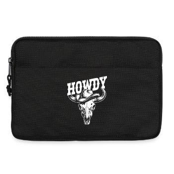 Howdy Western - Laptoptasche 13" - Schwarz - Vorne