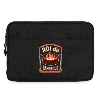 Barbecue Rol — Flaming Sausage - Laptop bag 13" - black - Front