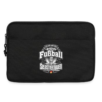Selbstvertrauen reicht - Laptoptasche 13" - Schwarz - Vorne