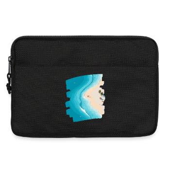 Beach Dream Illustration - Laptop bag 13" - black - Front