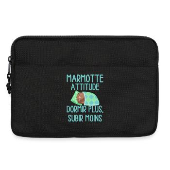 Marmotte Attitude Dormir Plus - Sacoche pour ordinateur portable 13 pouces - noir - Devant