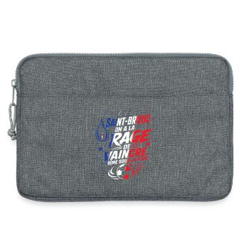Saint-Brieuc Rage Pluie - Laptoptasche 13" - Grau meliert - Vorne
