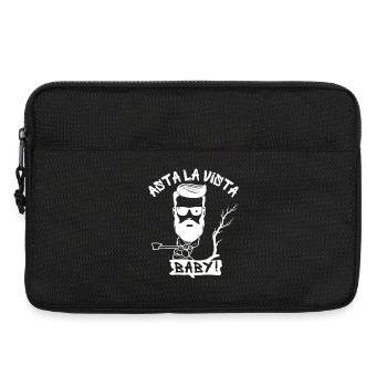 Asta La Vista, Baby! - Holzfäller Extrem - Laptoptasche 13" - Schwarz - Vorne