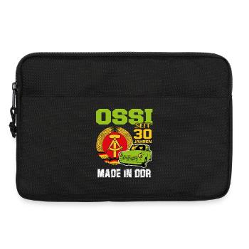 Geburtstag DDR Ossi Ost Produkt 30 Jahre - Laptoptasche 13" - Schwarz - Vorne