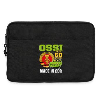 Geburtstag DDR Ossi Ost Produkt 60 Jahre - Laptoptasche 13" - Schwarz - Vorne