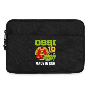 Geburtstag DDR Ossi Ost Produkt 18 Jahre - Laptoptasche 13" - Schwarz - Vorne
