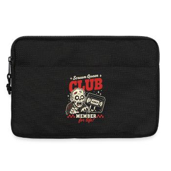 Scream Queen Club Horror Fan - Laptop bag 13" - black - Front
