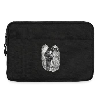 The Future Is Human and Machine – AI & Robot Futur - Laptop bag 13" - black - Front