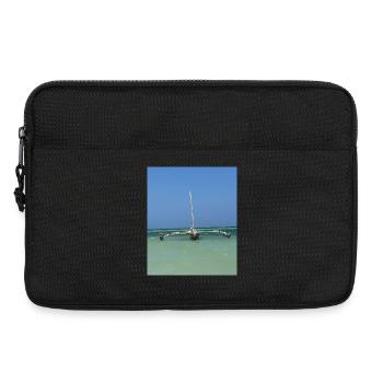 Naufrages au-dessus de la mer bleue - Sacoche pour ordinateur portable 13 pouces - noir - Devant