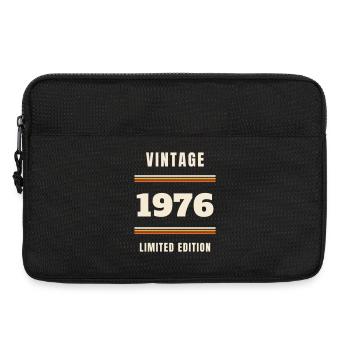 Vintage 1976 - 50. Geburtstag Jahrgang Geschenk - Laptoptasche 13" - Schwarz - Vorne