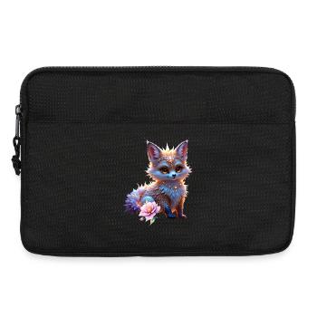 Fantasme du Renard Saphir - Sacoche pour ordinateur portable 13 pouces - noir - Devant