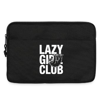 Lazy Girl Club Sloth - Laptop bag 13" - black - Front
