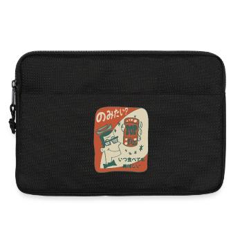 Retro Japan Pop-Fizz Cartoon - Laptoptasche 13" - Schwarz - Vorne