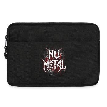 Nu Metal Grunge Wappen für Metalheads - Laptoptasche 13" - Schwarz - Vorne