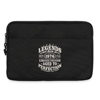 1976 Jahrgang Vintage Geburtstag Geschenk Retro - Laptoptasche 13" - Schwarz - Vorne
