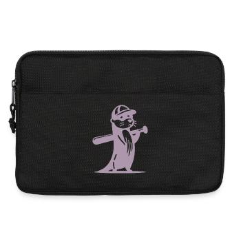 Otter Baseball Silhouette - Laptoptasche 13" - Schwarz - Vorne