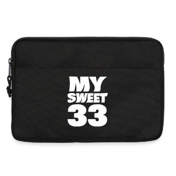 33 - Sacoche pour ordinateur portable 13 pouces - noir - Devant
