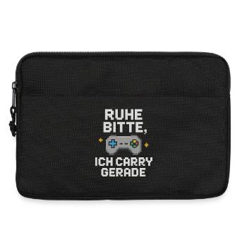 Silence Please Pixel Controller Graphics - Laptop bag 13" - black - Front