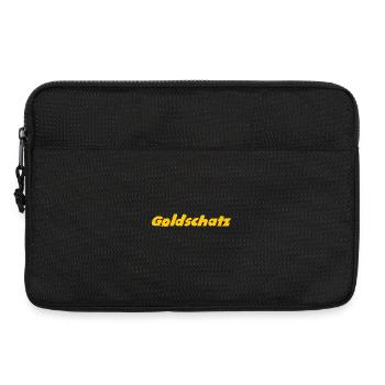 Motif trésor doré avec des accents scintillants - Sacoche pour ordinateur portable 13 pouces - noir - Devant