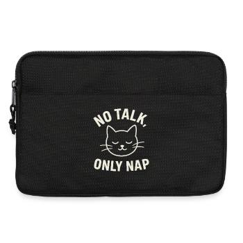 Nap – Katze - Laptoptasche 13" - Schwarz - Vorne