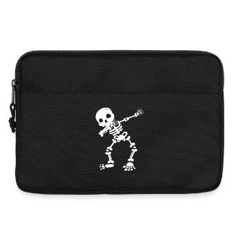 Dab Dance Skeleton I Dabbende Bones I Halloween - Sacoche pour ordinateur portable 13 pouces - noir - Devant