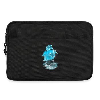 Segelschiff - Laptoptasche 13" - Schwarz - Vorne
