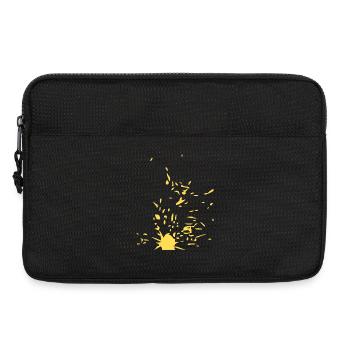 Jaunis de couleur - Sacoche pour ordinateur portable 13 pouces - noir - Devant