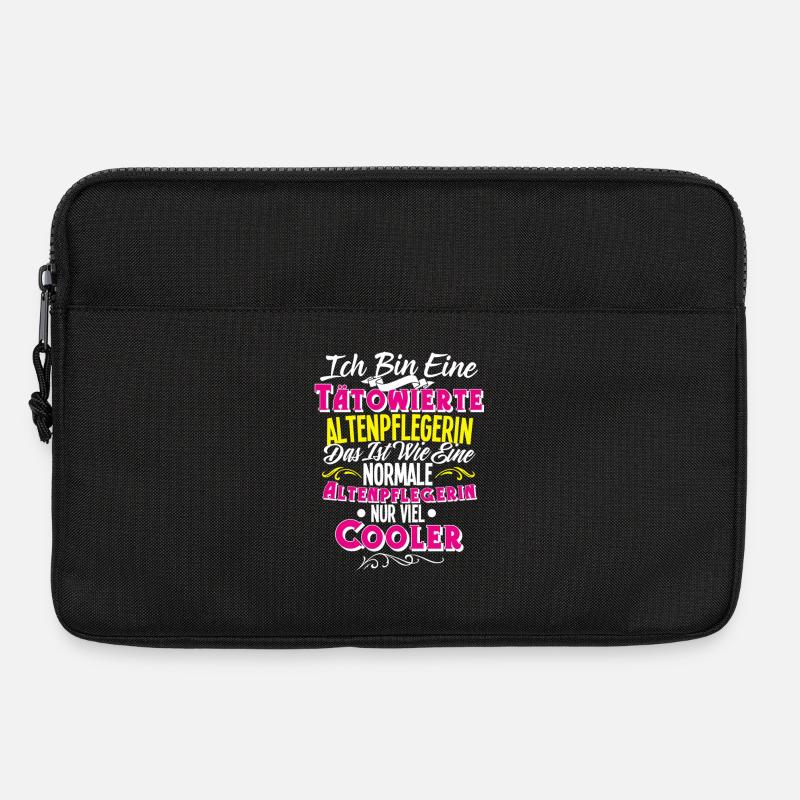 Altenpflegerin Tattoo - Laptoptasche 13" - Schwarz
