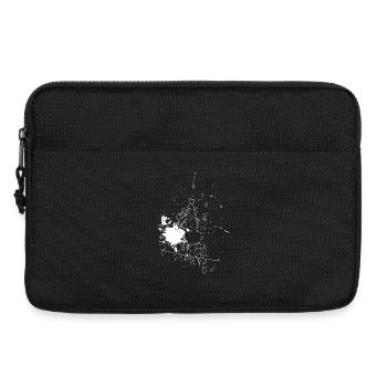 Abstrakter Farbsprenger Splash - Laptoptasche 13" - Schwarz - Vorne