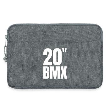 T-shirt BMX 20" pour les riders et les fans de freestyle - Sacoche pour ordinateur portable 13 pouces - gris chiné - Devant