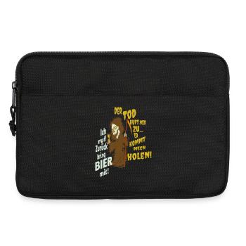 Grim reaper drôle - Sacoche pour ordinateur portable 13 pouces - noir - Devant