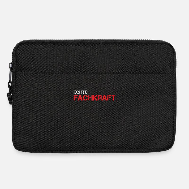 Fachkraft Beruf Arbeit Büro Baustelle Humor Spaß - Laptoptasche 13" - Schwarz