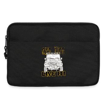 Defender one life live it - Sacoche pour ordinateur portable 13 pouces - noir - Devant