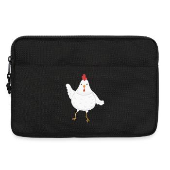 Poulet poules - Sacoche pour ordinateur portable 13 pouces - noir - Devant