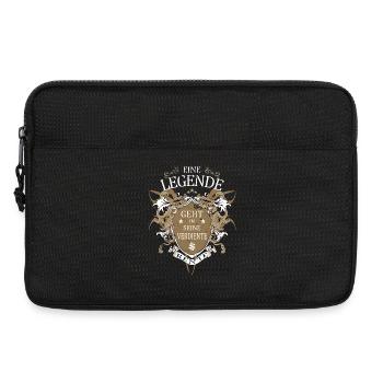 Eine Legende geht in Rente - Laptoptasche 13" - Schwarz - Vorne