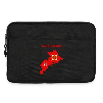 Haute Garonne - Sacoche pour ordinateur portable 13 pouces - noir - Devant