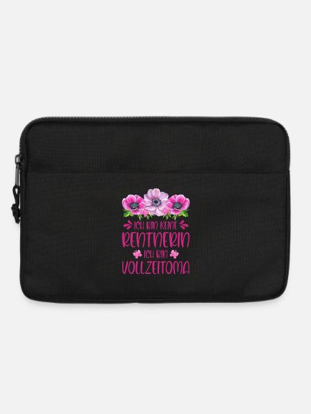 Oma - Ich bin keine Rentnerin Ich bin Vollzeitoma! - Laptoptasche 13" - Schwarz
