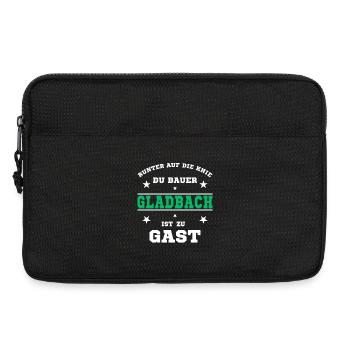 Fussball Fan Gladbacher Stadion - Laptoptasche 13" - Schwarz - Vorne