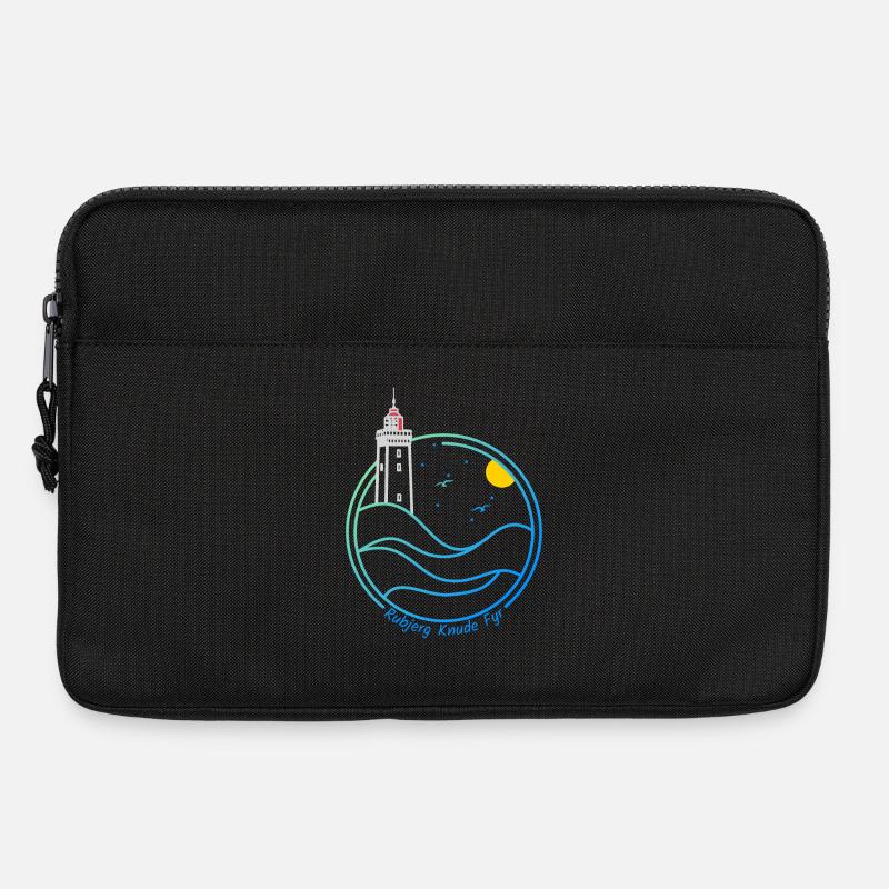 Leuchtturm Rubjerg Knude auf der Düne in Dänemark - Laptoptasche 13" - Schwarz