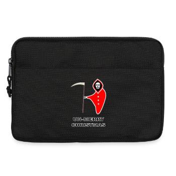 Christmas Grim Reaper unmerry Christmas Goth Santa - Laptop bag 13" - black - Front