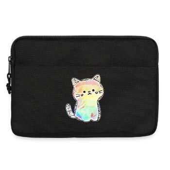The redro cat in color - Laptop bag 13" - black - Front
