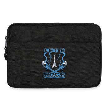 Musiciens de rock - Sacoche pour ordinateur portable 13 pouces - noir - Devant