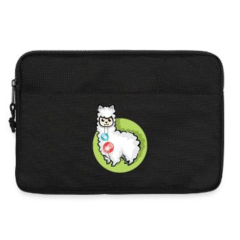 alpaca xmas balls christmas lama symbol Alpaka - Laptoptasche 13" - Schwarz - Vorne