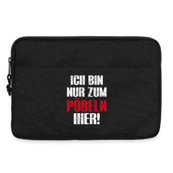 I'm only here to rabble - Laptop bag 13" - black - Front