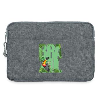 Brésil - Sacoche pour ordinateur portable 13 pouces - gris chiné - Devant