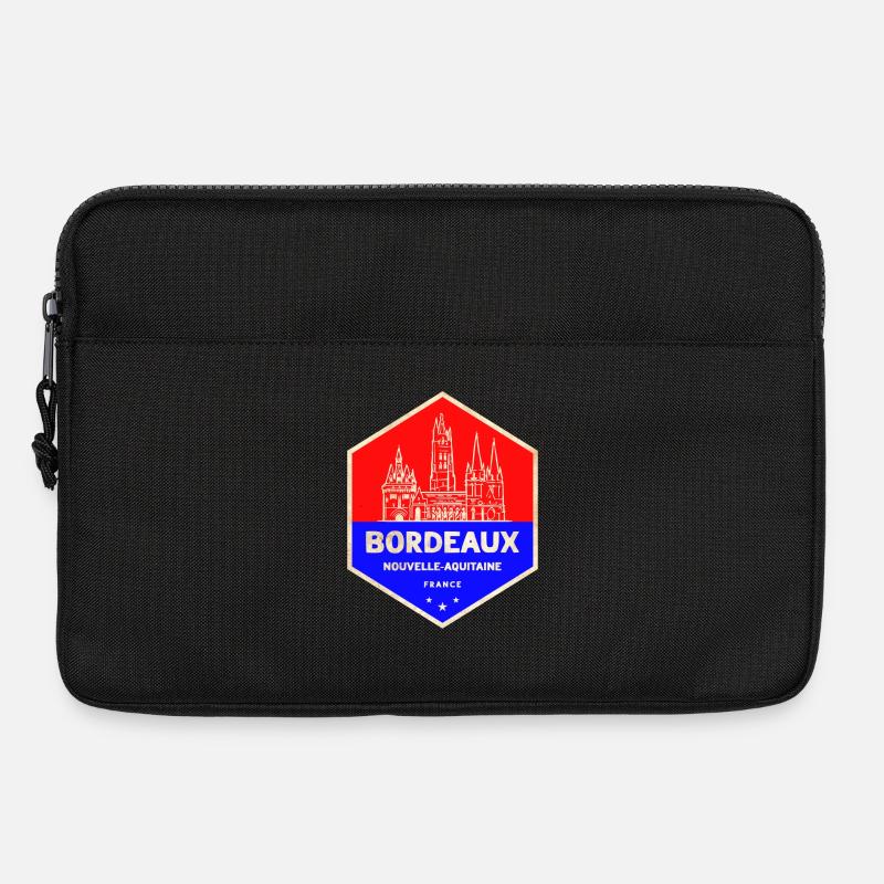Bordeaux Emblem Nouvelle-Aquitaine - Laptoptasche 13" - Schwarz