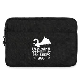 Medieval Market Dragon Design - Laptop bag 13" - black - Front