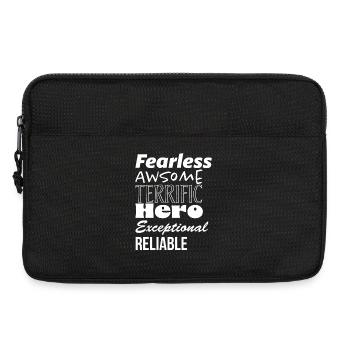 Father Unique gift idea for dad - Laptop bag 13" - black - Front