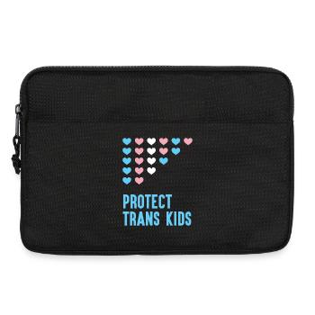 LGBT Pride Month - Trans-Kinder schützen - Laptoptasche 13" - Schwarz - Vorne