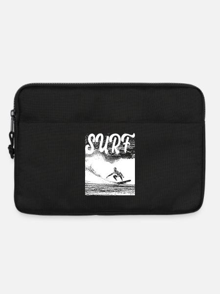 SURFEN - Laptoptasche 13" - Schwarz